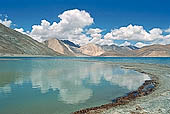  The intensely blue clear water of Pangong Tso - Ladakh 